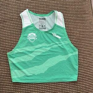 NWOT Bakline crop size small green